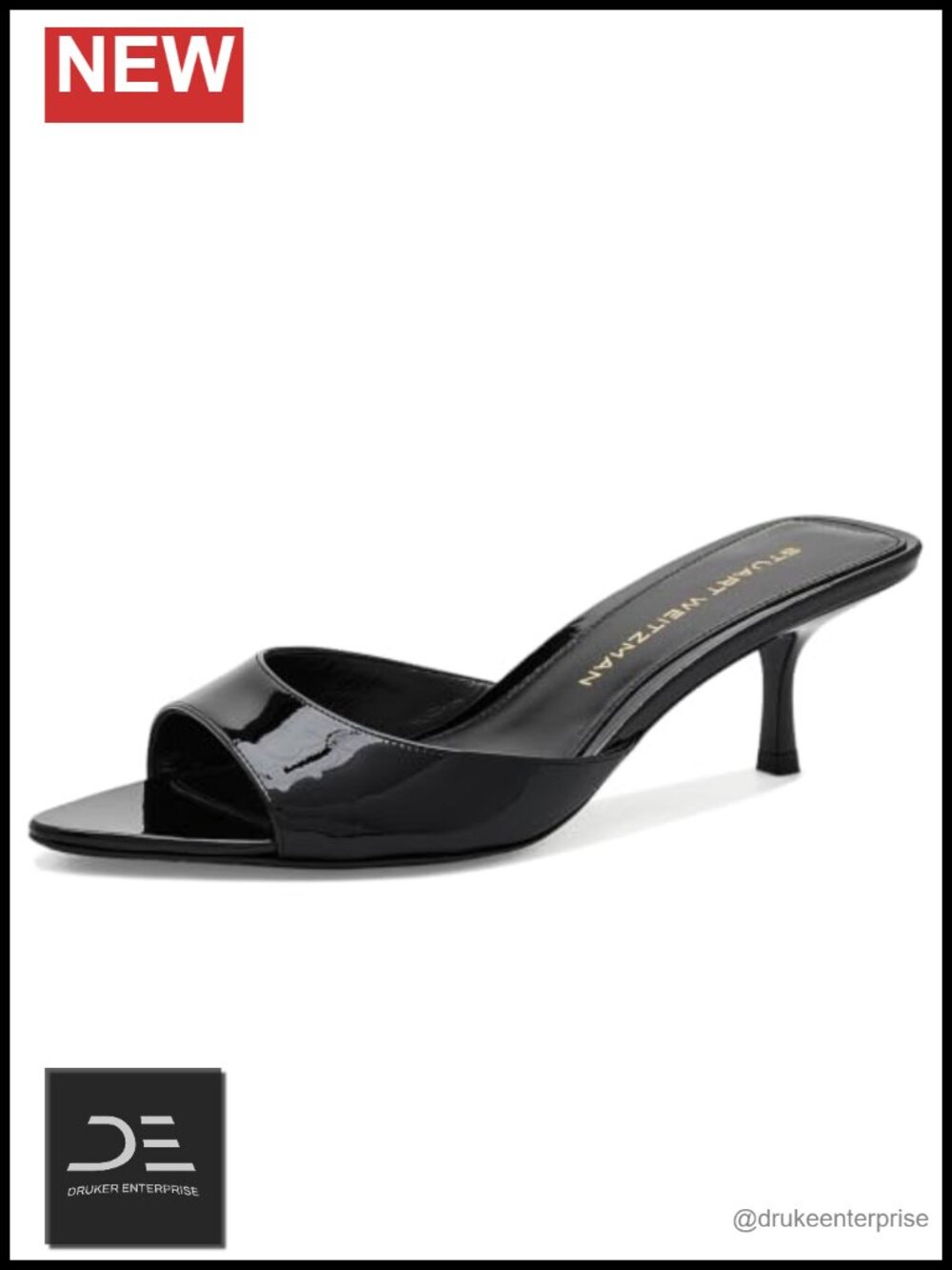 Leather Stiletto Heeled Mules Slip On Pointed Toe